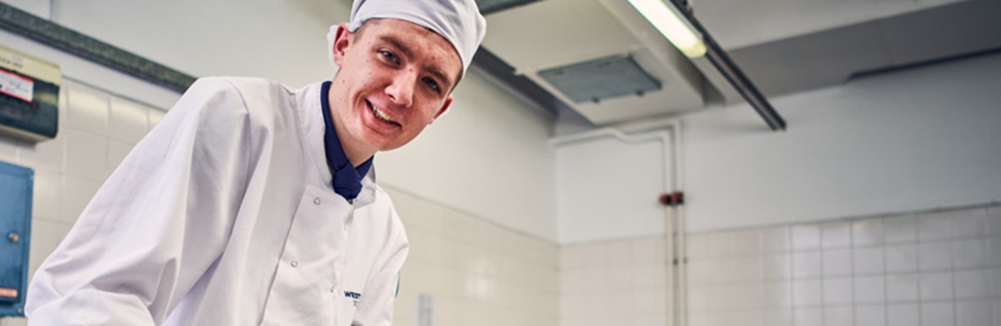 Chef In Kitchen Cropped