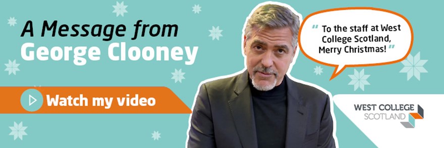 George Clooney - Intranet Banner