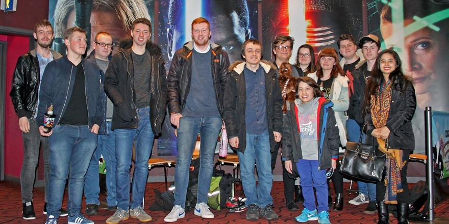 Clydebank Students At Star Wars At Clydebank Empire